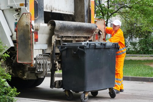 Office clearance professionals managing heavy items