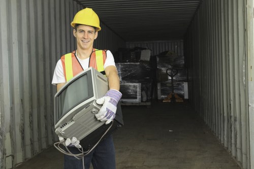 Sustainable waste sorting process at Commercial Waste Removal Hainault